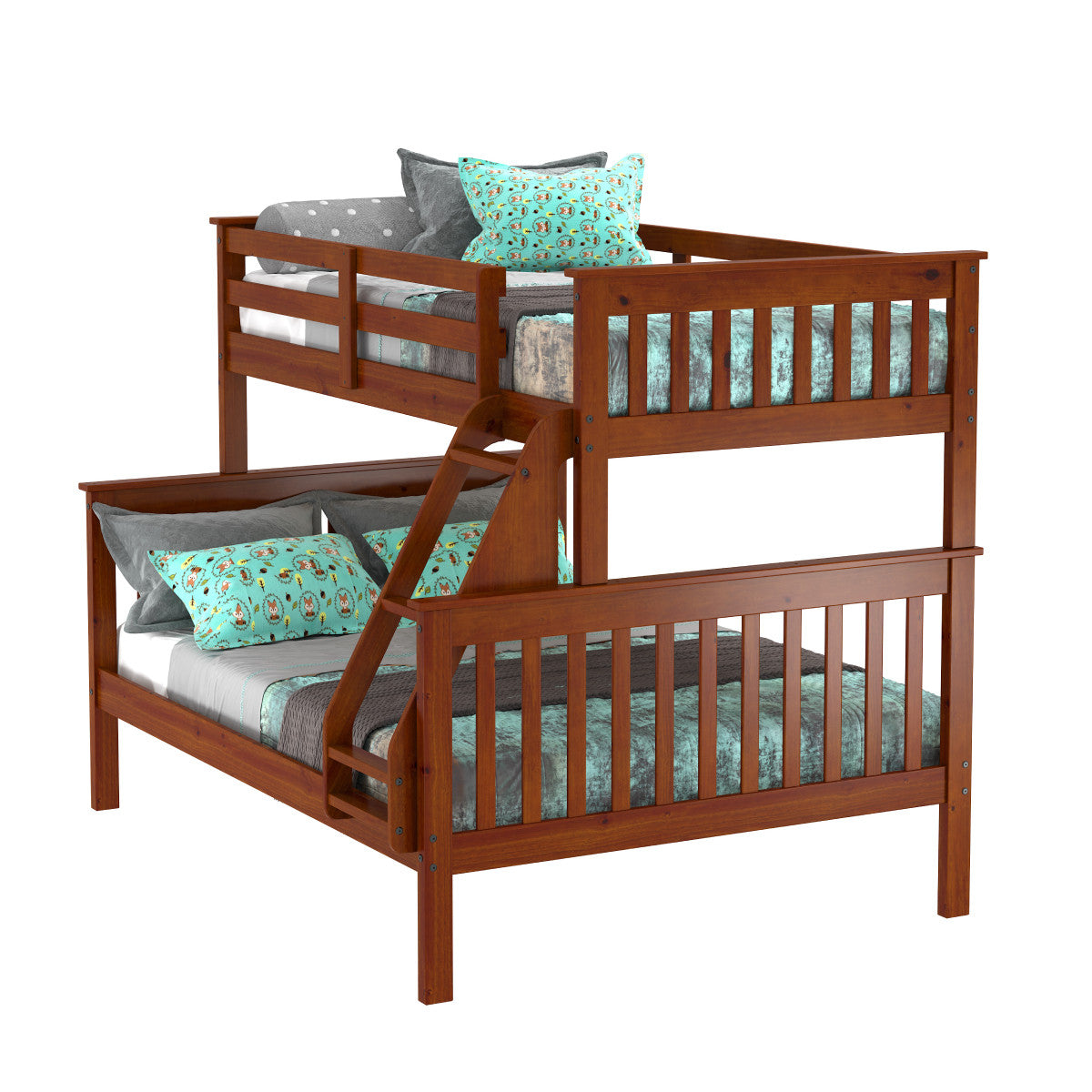 TWIN/FULL MISSION BUNKBED ESPRESSO