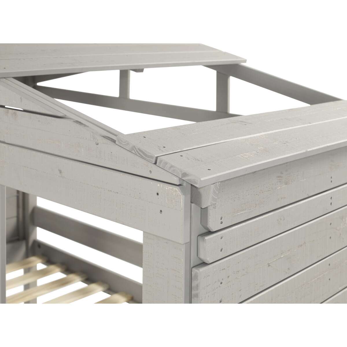 TWIN TREE HOUSE LOFT RUSTIC GREY