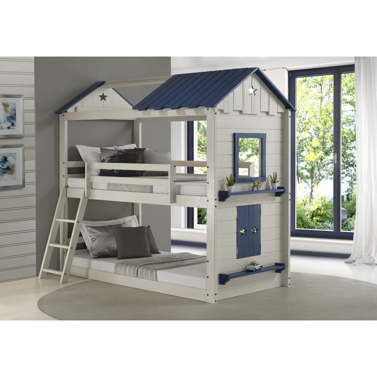 T/T STAR GAZE BUNK LIGHT GREY & BLUE