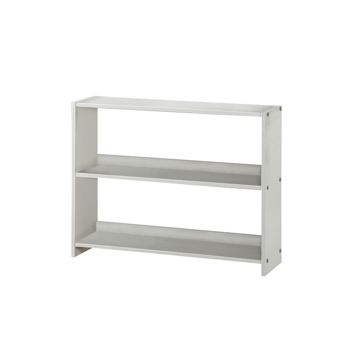 LOUVER LOW LOFT BOOKCASE WHITE