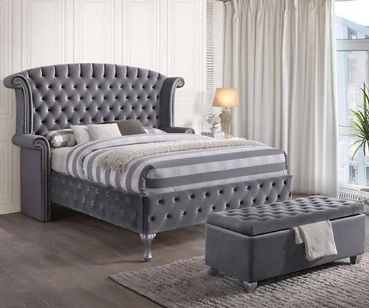 B2019 Sofia Grey Bed