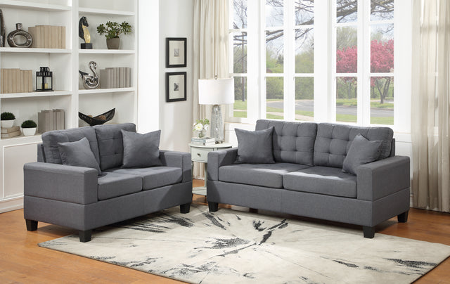 HH1155 - 2pc Sofa & Loveseat Set