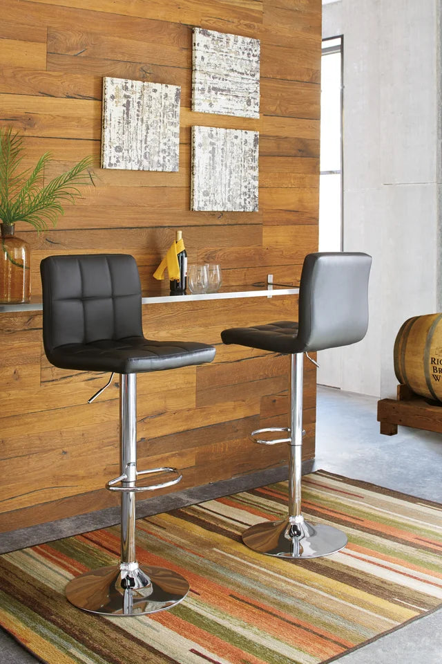 Black Swivel Barstool