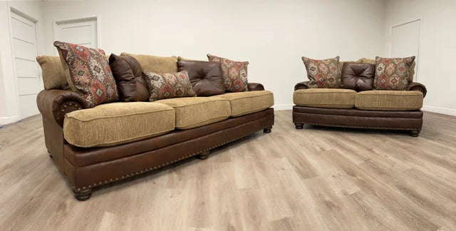 Albany 8649 - 2pc Sofa & Loveseat Set