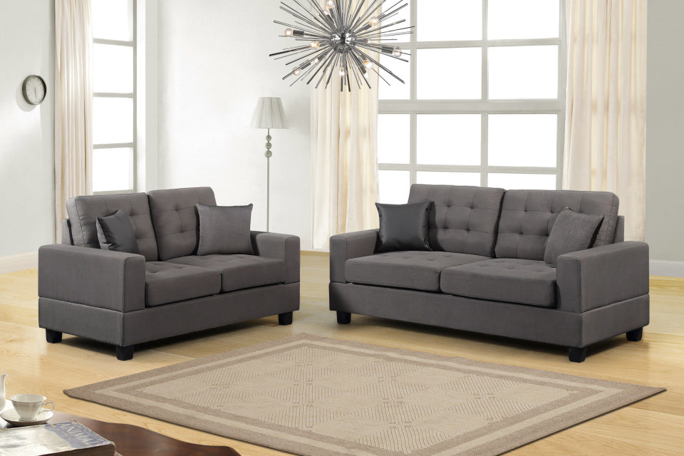 HH8855 2pc Sofa & Loveseat Set