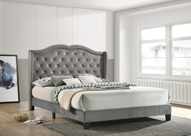 Paradise Grey - Full, Queen, King **PLATFORM BED**