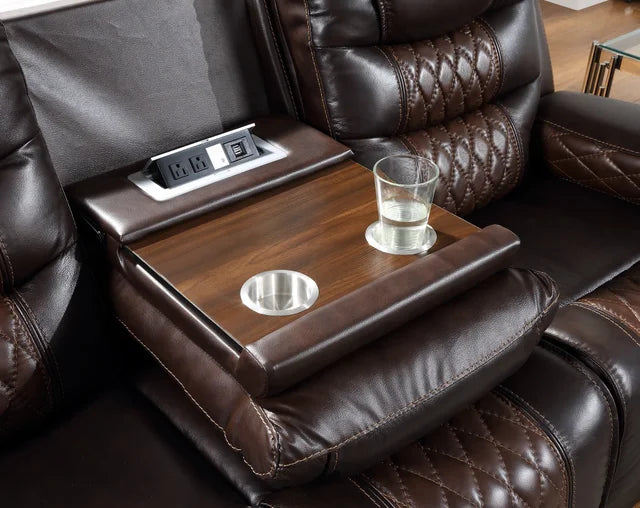 TOP GRAIN LEATHER Reclining Set