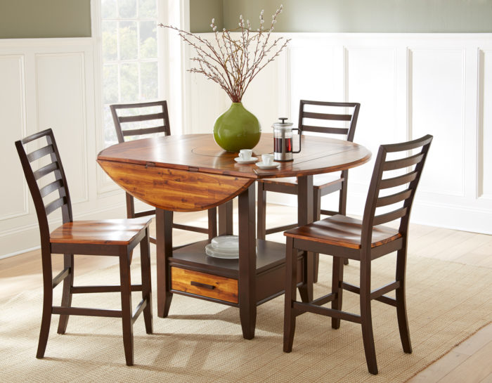 Abaco 5 Piece Counter Dining Set (Table & 4 Chairs)