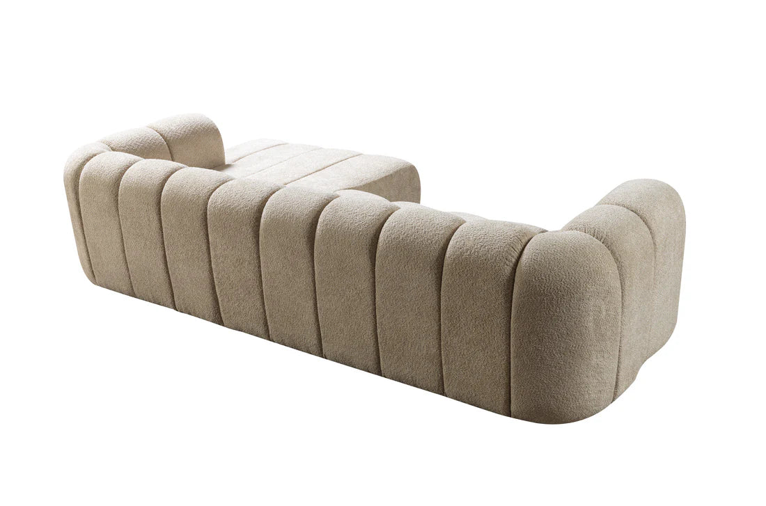 Lis Sand Boucle RAF 115” Sectional