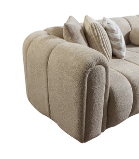 Lis Sand Boucle RAF 115” Sectional