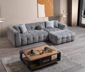 Ivy Gray Boucle RAF 110” Sectional