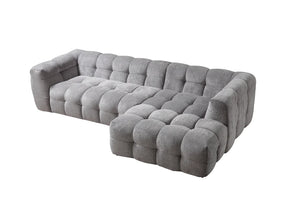 Ivy Gray Boucle RAF 110” Sectional