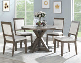 Molly 5 Piece 48-inch Round Set(Table & 4 Side Chairs)