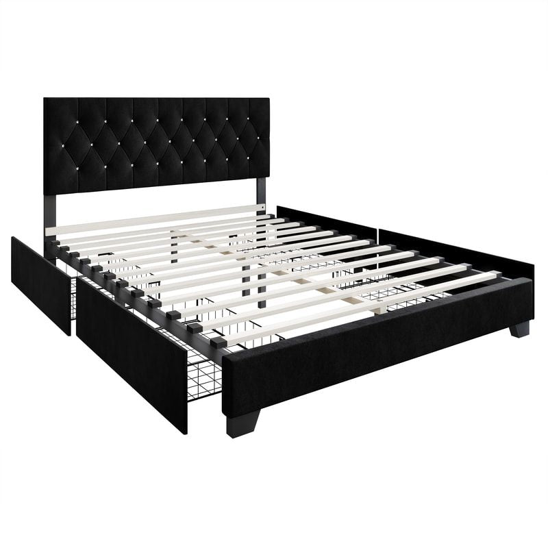 HH980 Platform Bed - Full, Queen, King **NEW ARRIVAL**