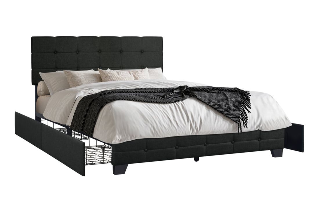 HH990 Platform Bed - Full, Queen, King **NEW ARRIVAL**