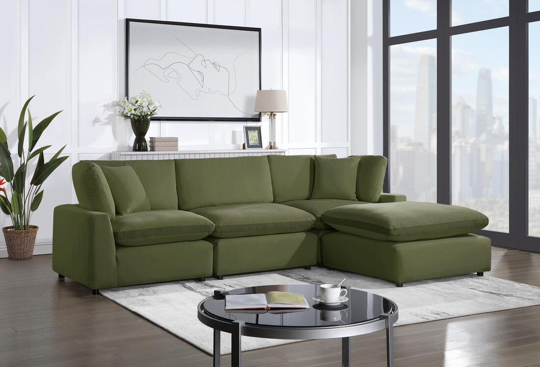 SKY Olive Velvet Modular Sectional **NEW ARRIVAL**