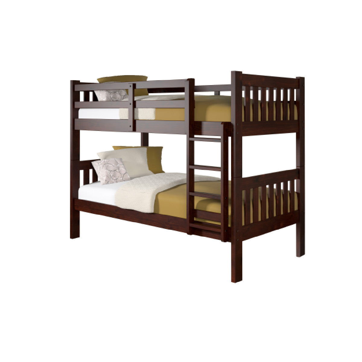 TWIN/TWIN MISSION BUNKBED CAPPUCCINO