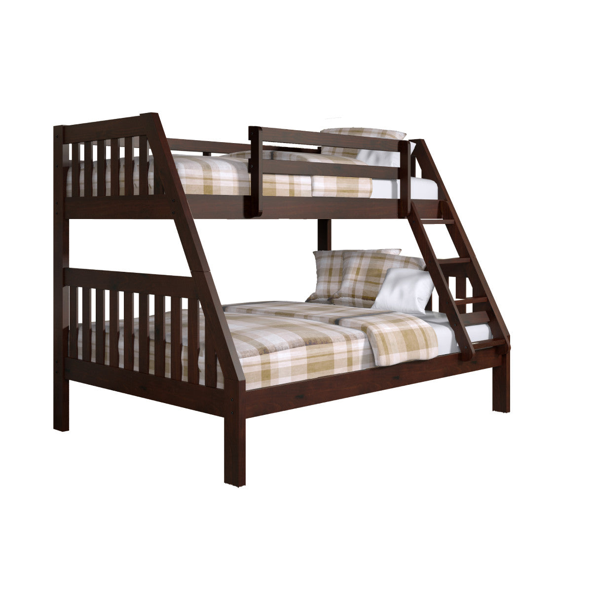 TWIN/FULL MISSION BUNKBED CAPPUCCINO