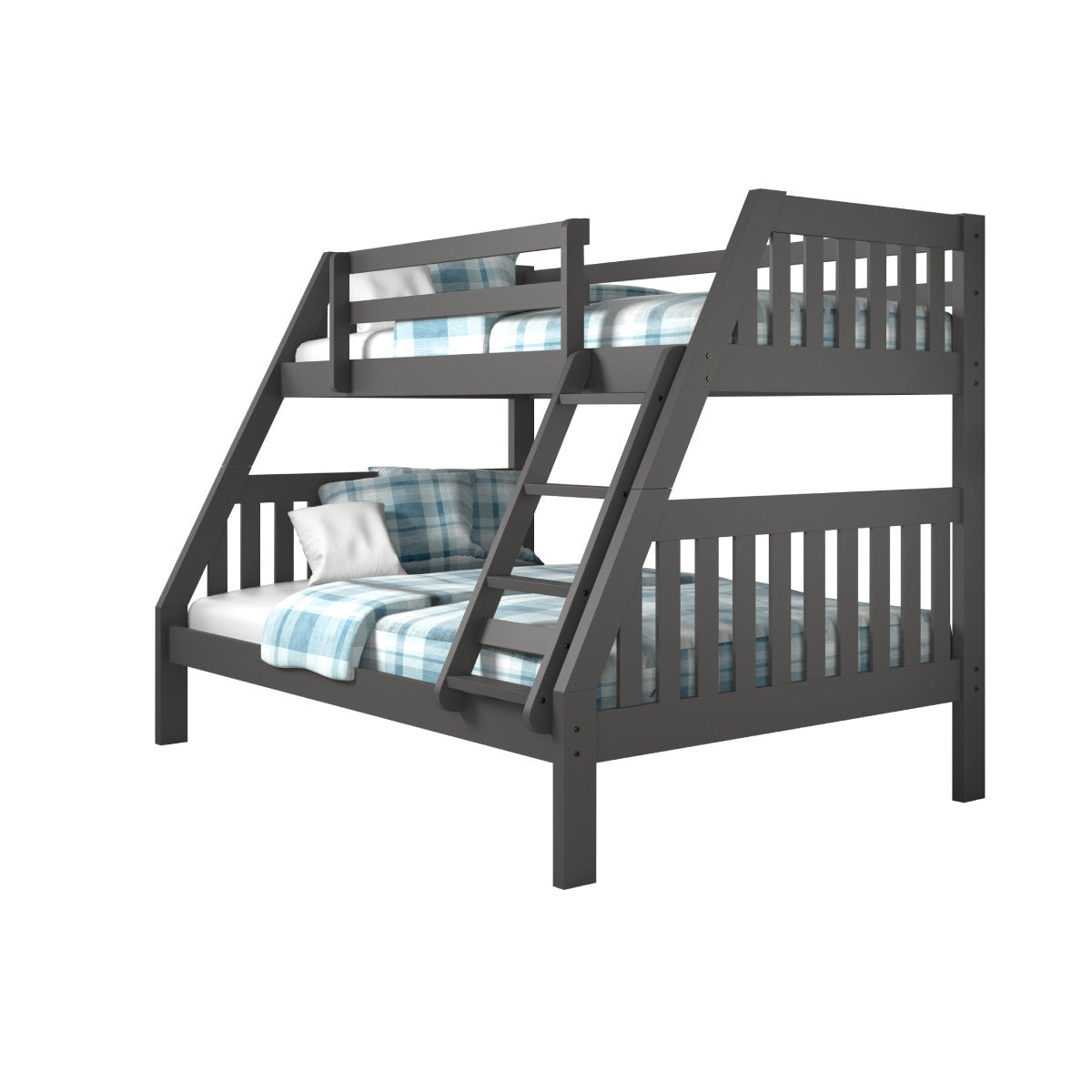 TWIN/FULL MISSION BUNKBED DARK GREY