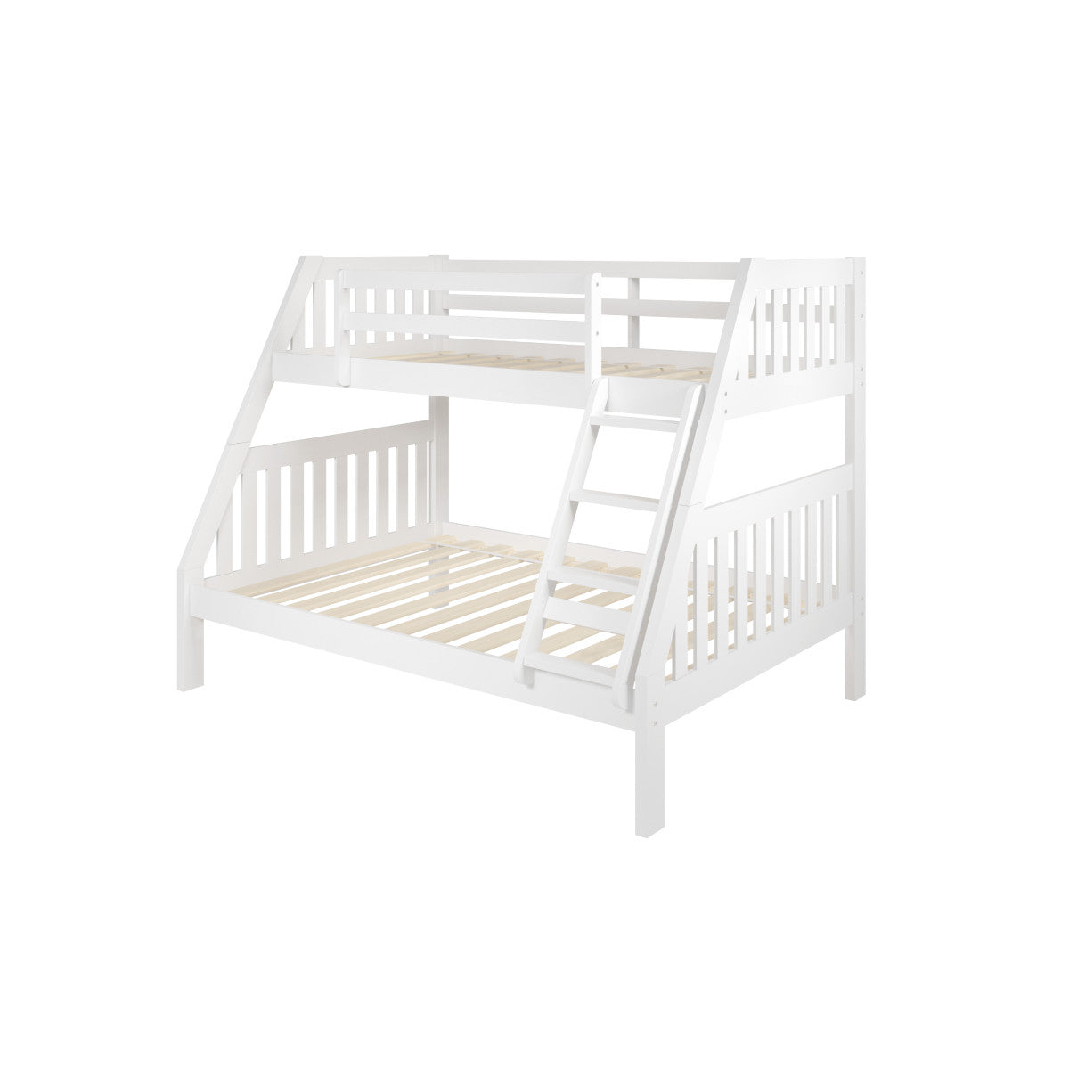 TWIN/FULL MISSION BUNK BED WHITE