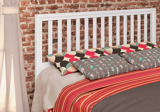 110-FW Full white Headboard