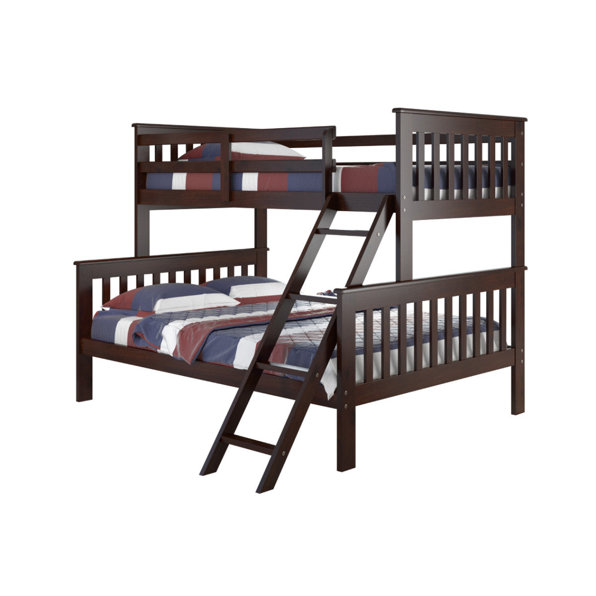 TWIN/FULL MISSION BUNKBED CAPPUCCINO