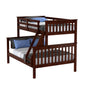 TWIN/FULL MISSION BUNKBED CAPPUCCINO