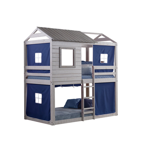 DEER BLIND BUNK RUSTIC GREY W/BLUE TENT KIT