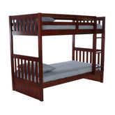 TWIN/TWIN MISSION BUNKBED MERLOT