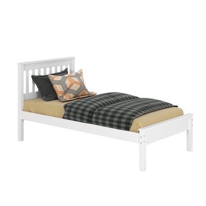 TWIN CONTEMPO BED WHITE