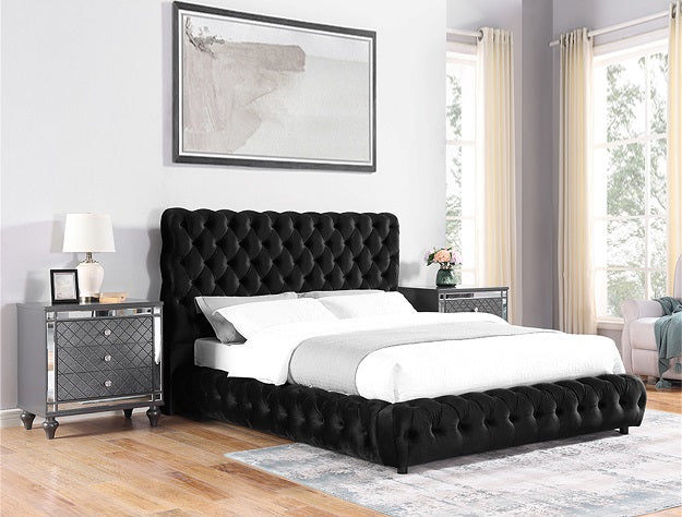 SET5112BK FLORY BED BLACK