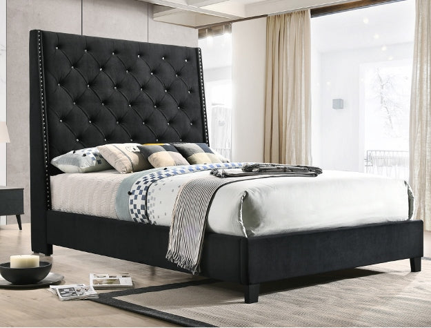 CHANTILLY BED BLACK