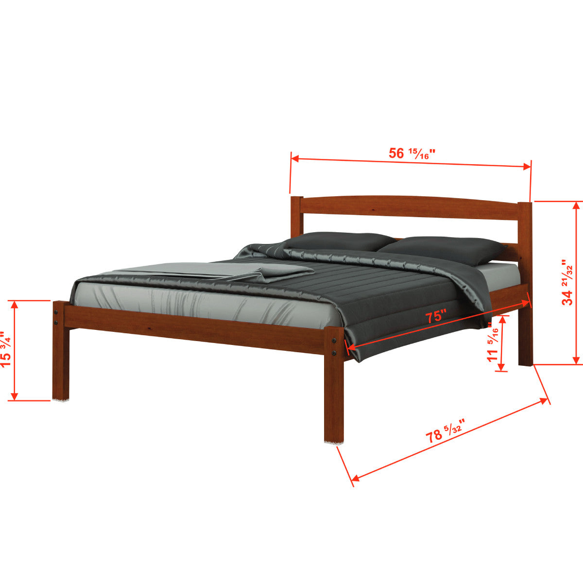 FULL ECONO BED ESPRESSO