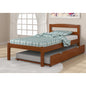 TWIN ECONO BED WITH TRUNDLE BED LIGHT ESPRESSO