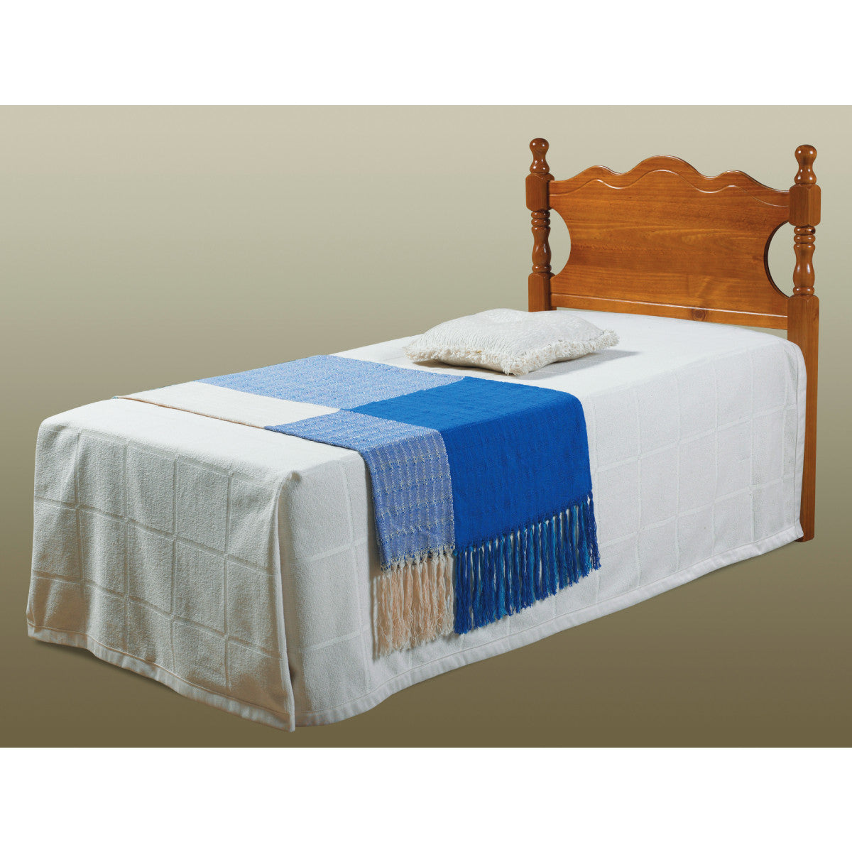 TWIN PANEL POSTER HEADBOARD HONEY