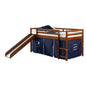 TENT BED ESPRESSO W/BLUE TENT KIT