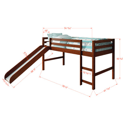 TENT BED ESPRESSO W/BLUE TENT KIT