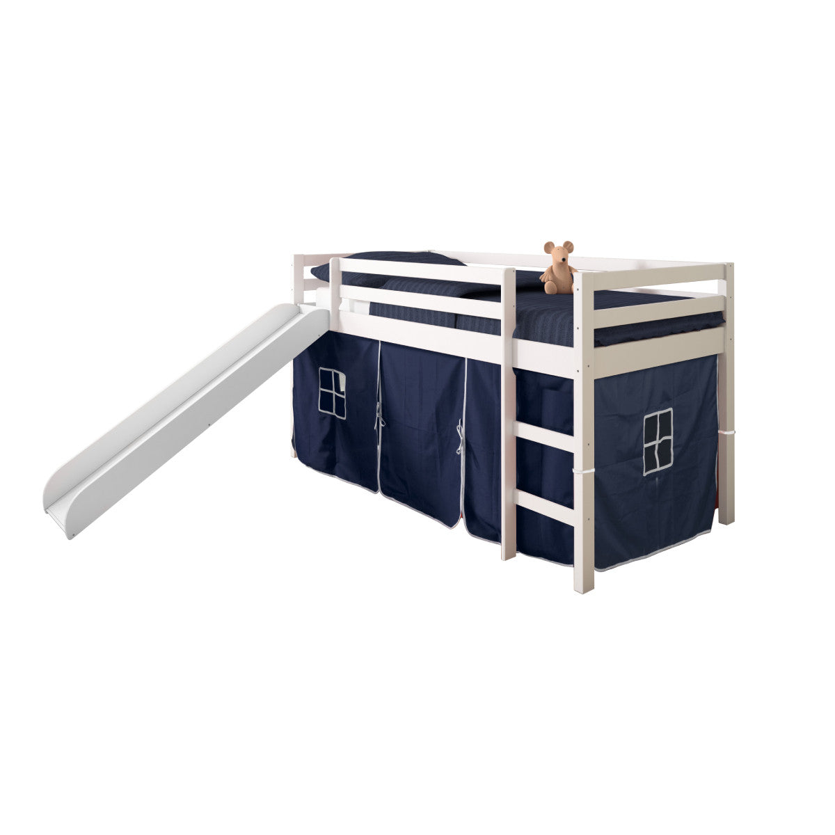 TENT BED WHITE W/BLUE TENT KIT