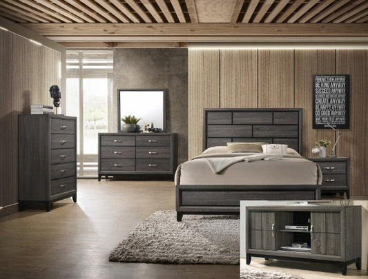 AKERSON GREY BEDROOM