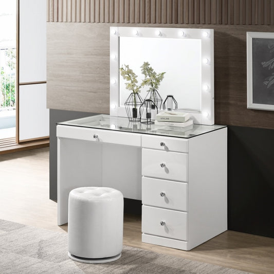 MORGAN VANITY SET WH