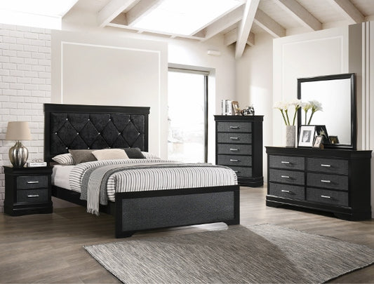 AMALIA BLACK BEDROOM