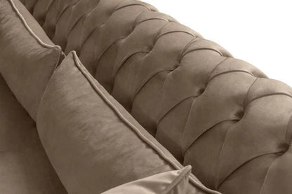 Eva Mocha Velvet Sofa & Loveseat