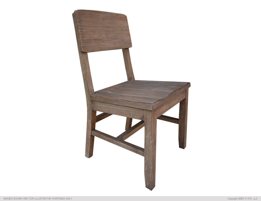 Sahara Wood Seat Chair Model: IFD2951CHR