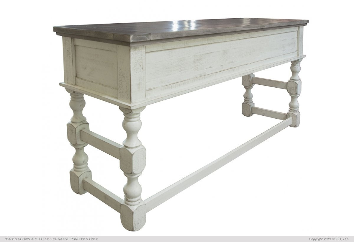 Counter Height Sofa Table Stone Model: IFD4691SBT
