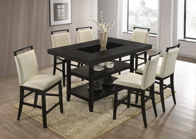 Counter Height Table & 6 Chairs Set