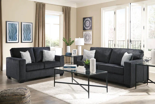 Ashley 872-13 Slate - Sofa & Loveseat