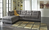Ashley 452 Sectional LAF Chaise Charcoal