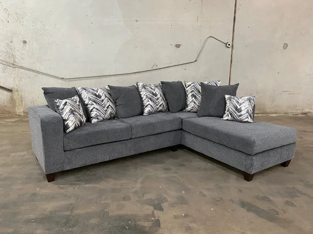 110-Charcoal Sectional