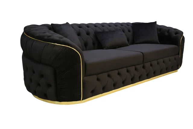 Allita - Black (Oversized) Sofa & Loveseat Set **NEW ARRIVAL**