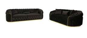Allita - Black (Oversized) Sofa & Loveseat Set **NEW ARRIVAL**